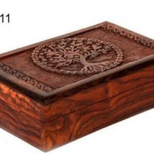 Boite à bijoux Bois Arbre de Vie 20 cm