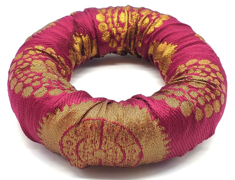 Coussin Rond 13 cm pour Bol Chantant - Couleur aléatoire