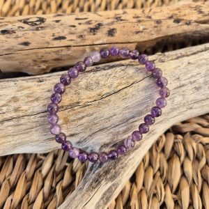 Bracelet 6mm Améthyste