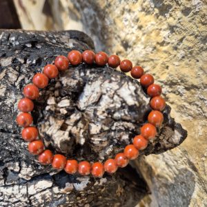 Alternative view of Bracelet 6mm Jaspe Rouge