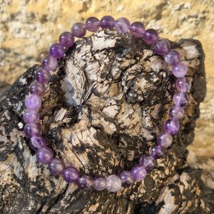 Alternative view of Bracelet 6mm Améthyste