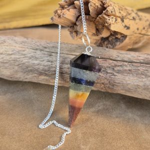 Pendule Facetté 7 Chakras