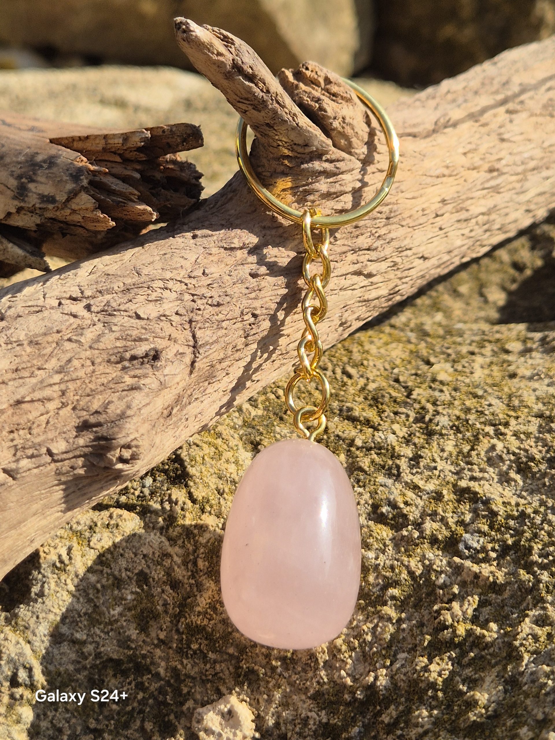 Porte Clé Quartz Rose – Image 2