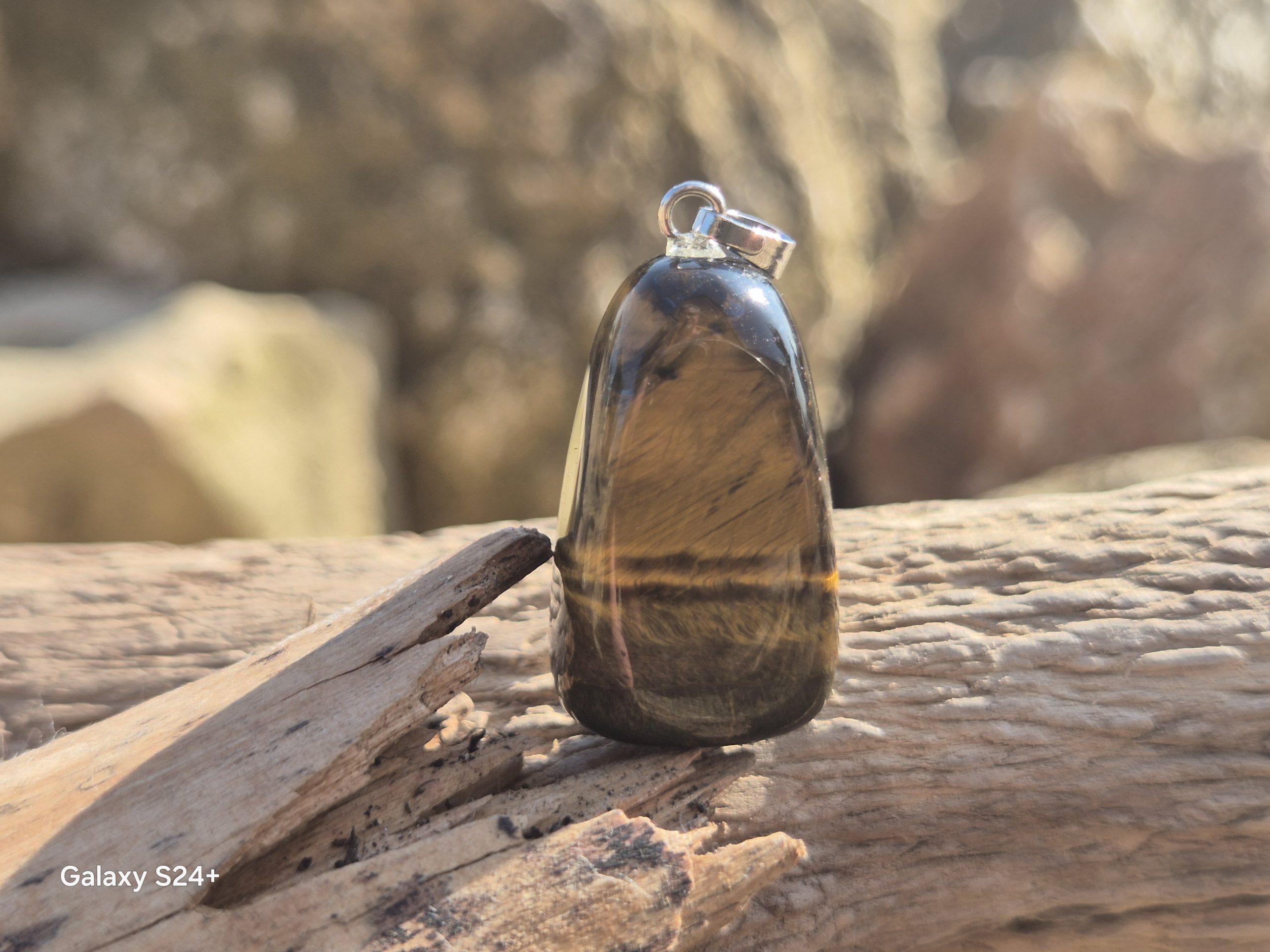 PENDITIFS Pierre Roulée Oeil de Tigre