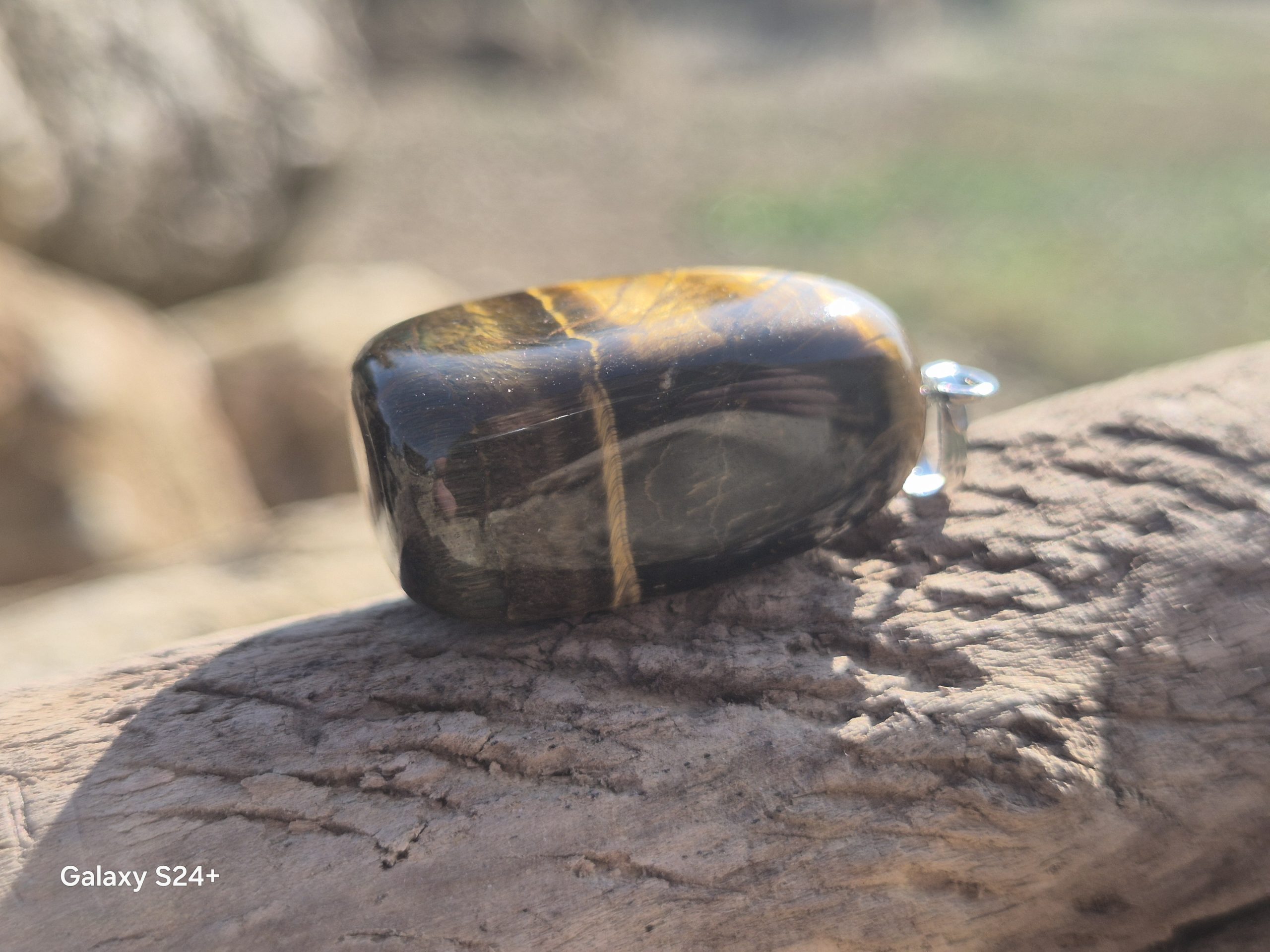 PENDITIFS Pierre Roulée Oeil de Tigre – Image 2