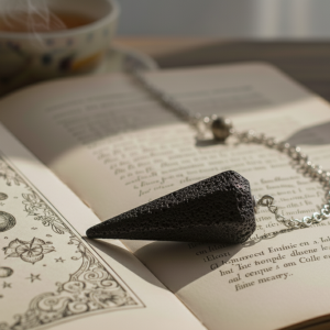 Pendule conique Pierre de Lave 3.5cm