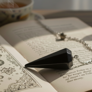 Pendule conique Obsidienne Noire 3.5cm