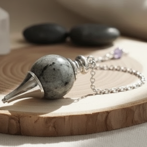 Pendule sphère Labradorite 4cm