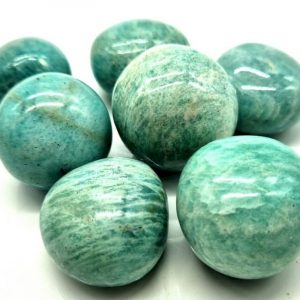 Amazonite 'A' roulées à l'unité