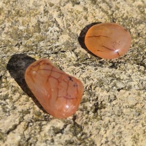 Alternative view of Pierre Roulée Cornaline