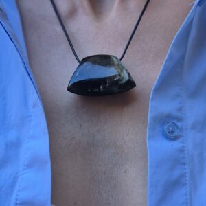 Pendentif Bohème en Obsidienne